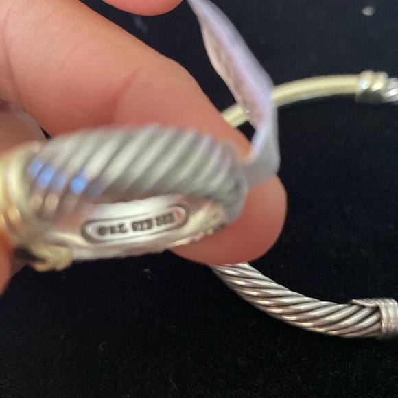 David Yurman 14k Gold & 925 Bracelet & Rings ✨FIRM✨No lesser offers please. - Picture 7 of 9